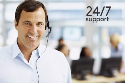 The customer service of an Oonline broker for contracts for difference